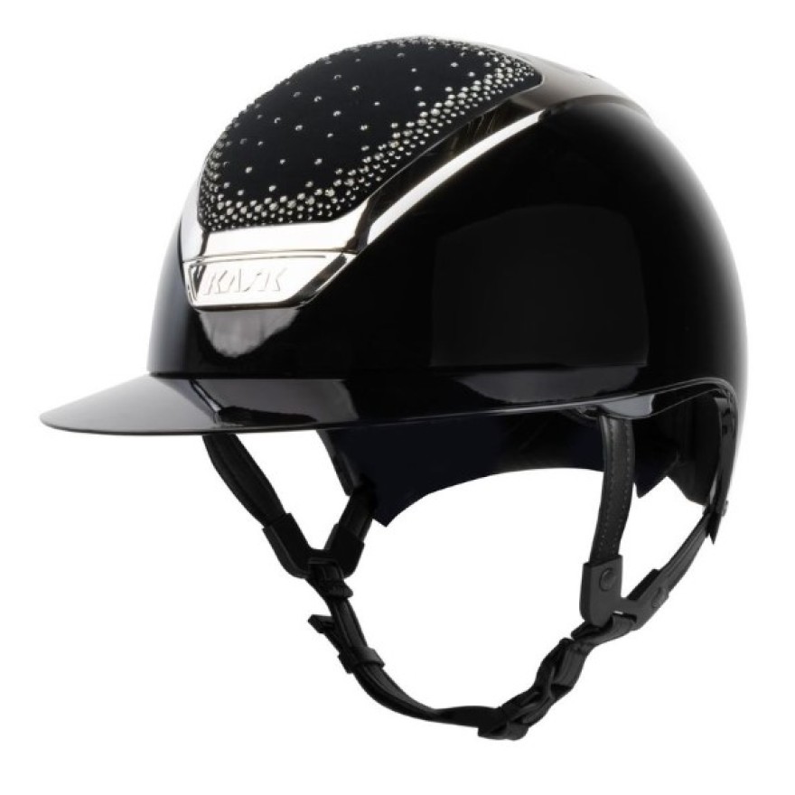 KASK Star Lady Pure Shine Black IN / OUT Silver_Diamond