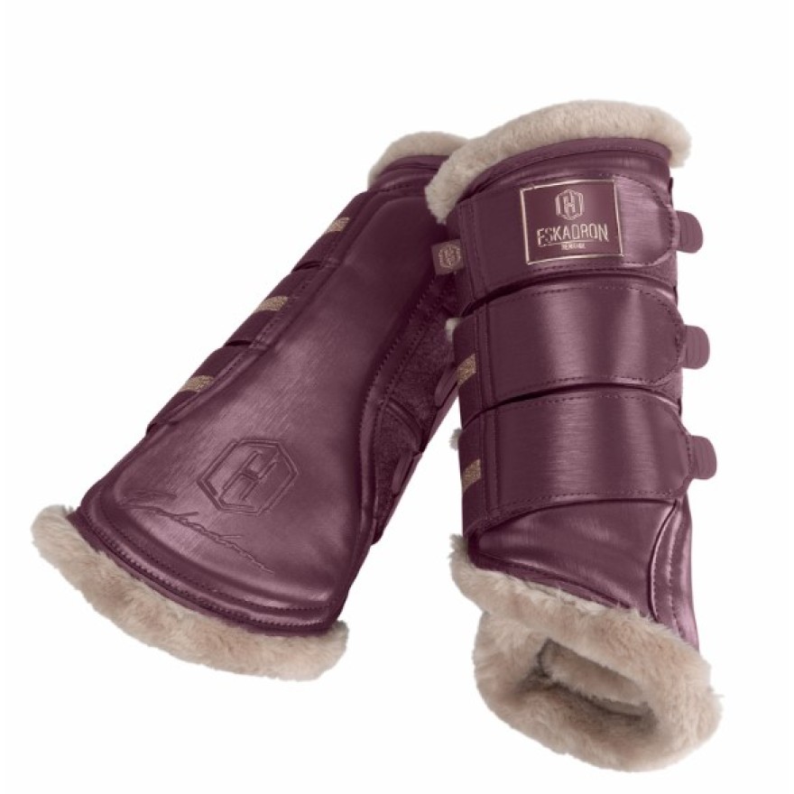 Gamaschen GLAMSLATE FAUXFUR HERITAGE 23 cassis